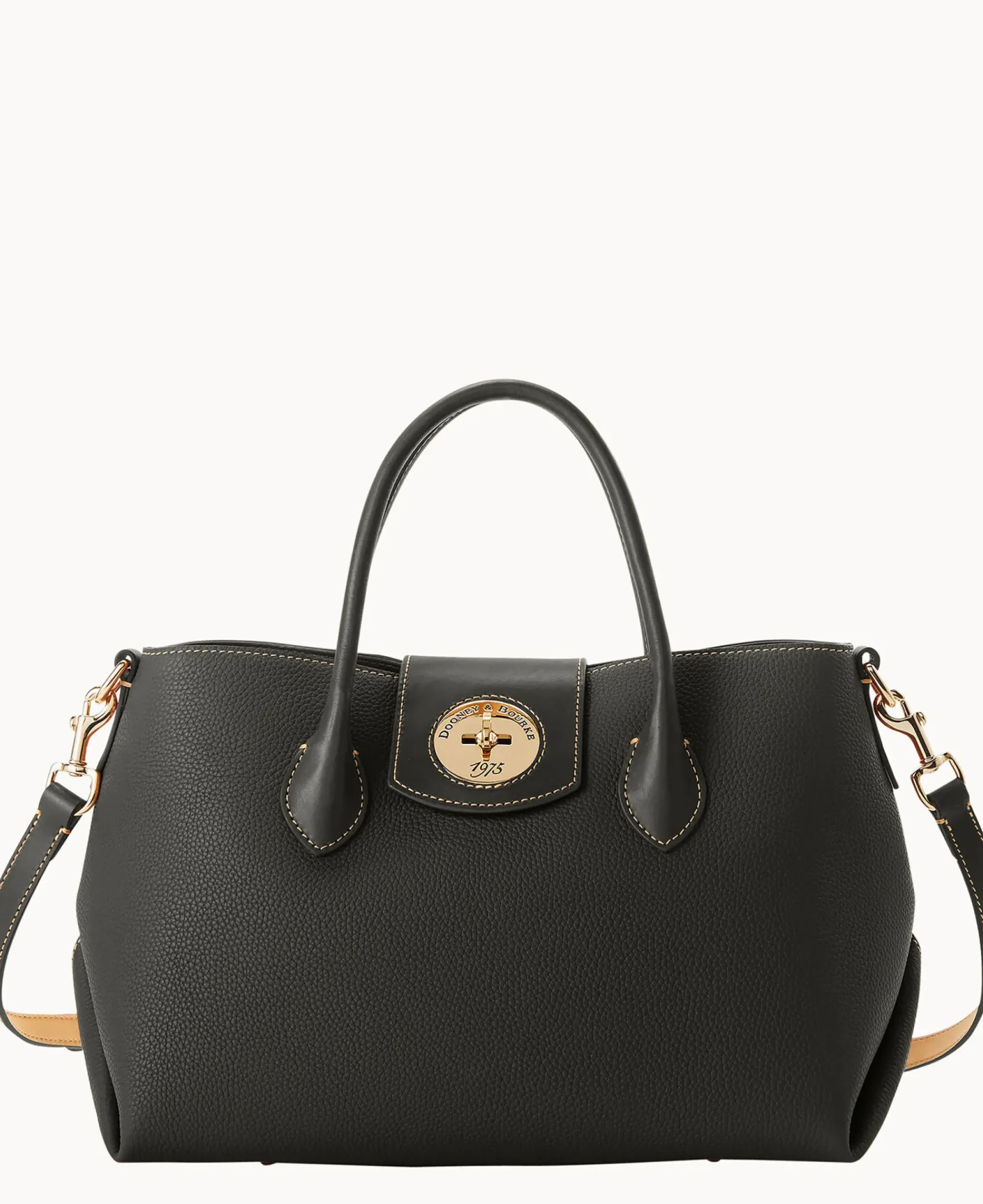 Dooney & Bourke The Pebble Turnlock Collection|Picnic in the Park<Pebble Turnlock Handle Tote 30 Black