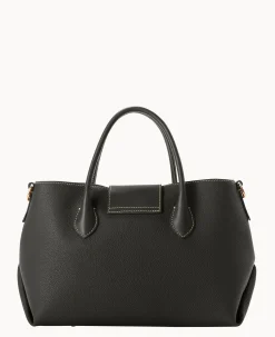 Dooney & Bourke The Pebble Turnlock Collection|Picnic in the Park<Pebble Turnlock Handle Tote 30 Black