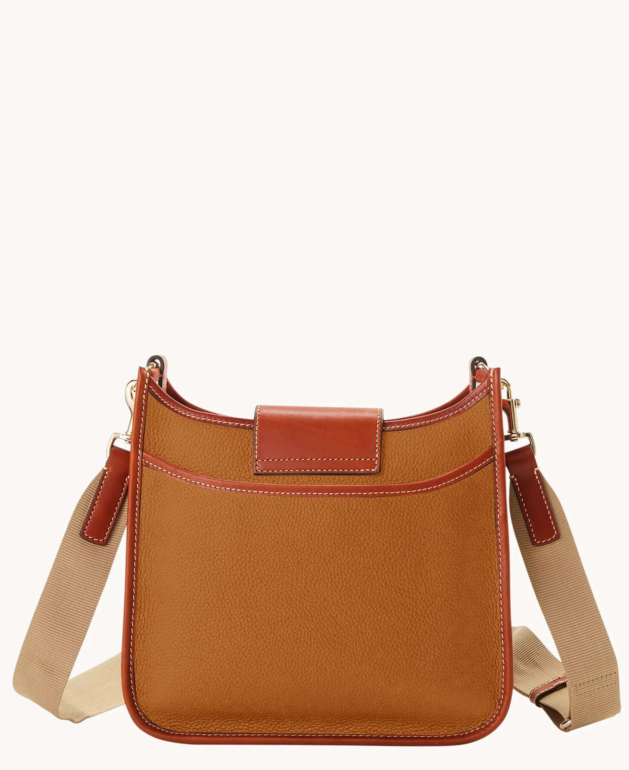 Dooney & Bourke The Pebble Turnlock Collection|Pebbled Leather<Pebble Turnlock Messenger 28 Caramel