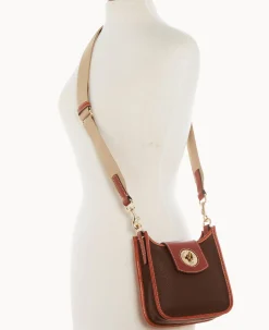 Dooney & Bourke The Pebble Grain Collection|The Pebble Turnlock Collection<Pebble Turnlock Messenger 20 Brown Tmoro
