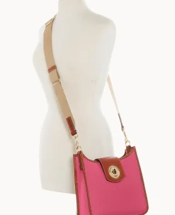 Dooney & Bourke The Pebble Turnlock Collection|Pebbled Leather<Pebble Turnlock Messenger 28 Hot Pink