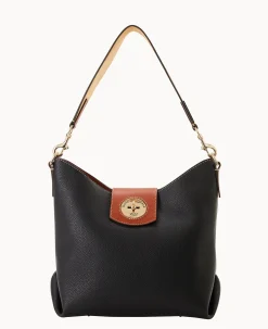 Dooney & Bourke The Pebble Turnlock Collection|Picnic in the Park<Pebble Turnlock Sac 30 Black