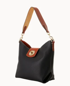 Dooney & Bourke The Pebble Turnlock Collection|Picnic in the Park<Pebble Turnlock Sac 30 Black