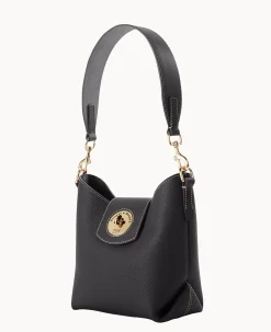Dooney & Bourke The Pebble Turnlock Collection|Picnic in the Park<Pebble Turnlock Sac 22 Black