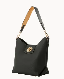 Dooney & Bourke The Pebble Turnlock Collection|Picnic in the Park<Pebble Turnlock Sac 30 Black