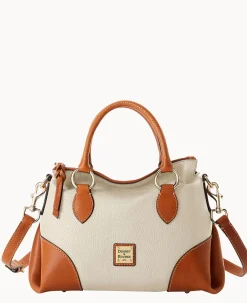 Dooney & Bourke The Pebble Grain Collection|Pebbled Leather<Pebble with Florentine Trim Satchel 30 Bone