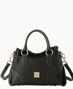 Dooney & Bourke The Pebble Grain Collection|Pebbled Leather<Pebble with Florentine Trim Satchel 30 Black