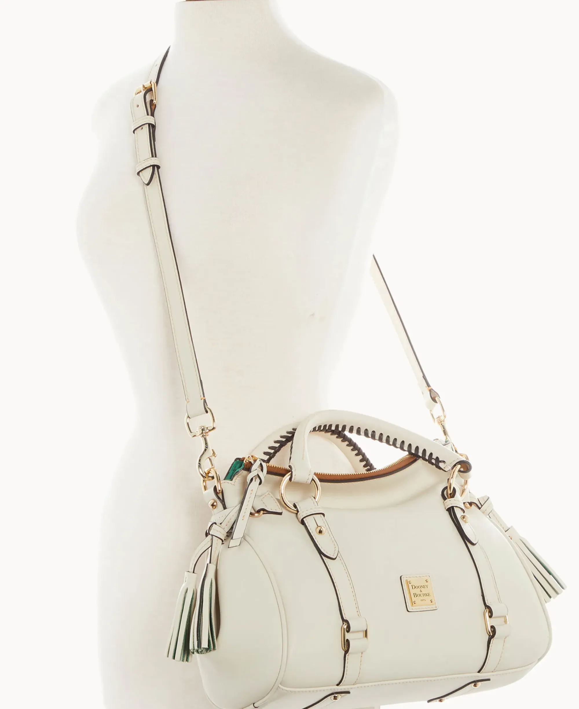 Dooney & Bourke Picnic in the Park|Smooth Leather<Penrose Satchel Cream