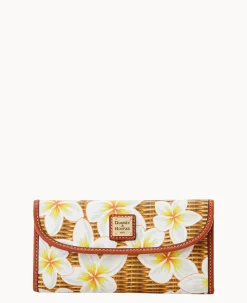 Dooney & Bourke The Plumeria Collection|Grab and Go<Plumeria Continental Clutch White