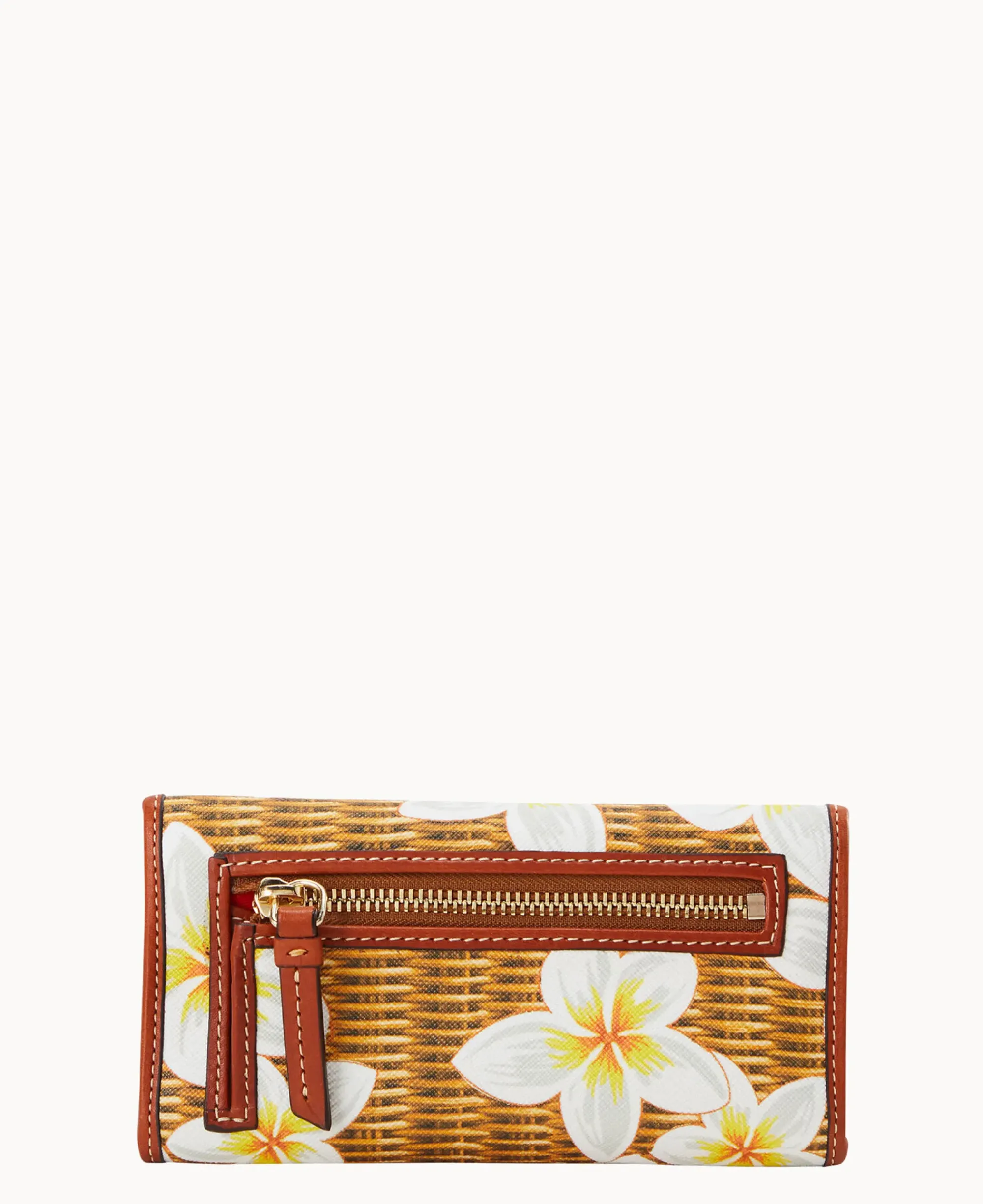 Dooney & Bourke The Plumeria Collection|Grab and Go<Plumeria Continental Clutch White