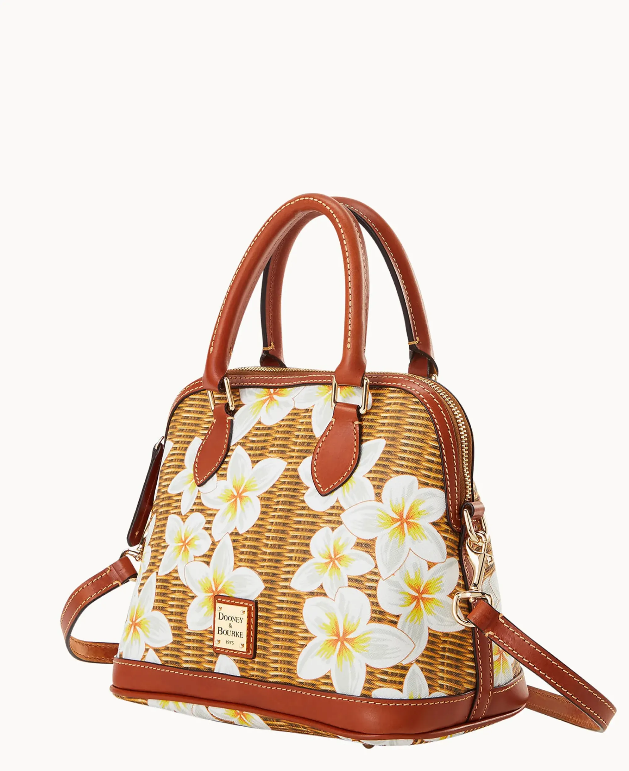 Dooney & Bourke The Plumeria Collection|Spring Style<Plumeria Satchel White
