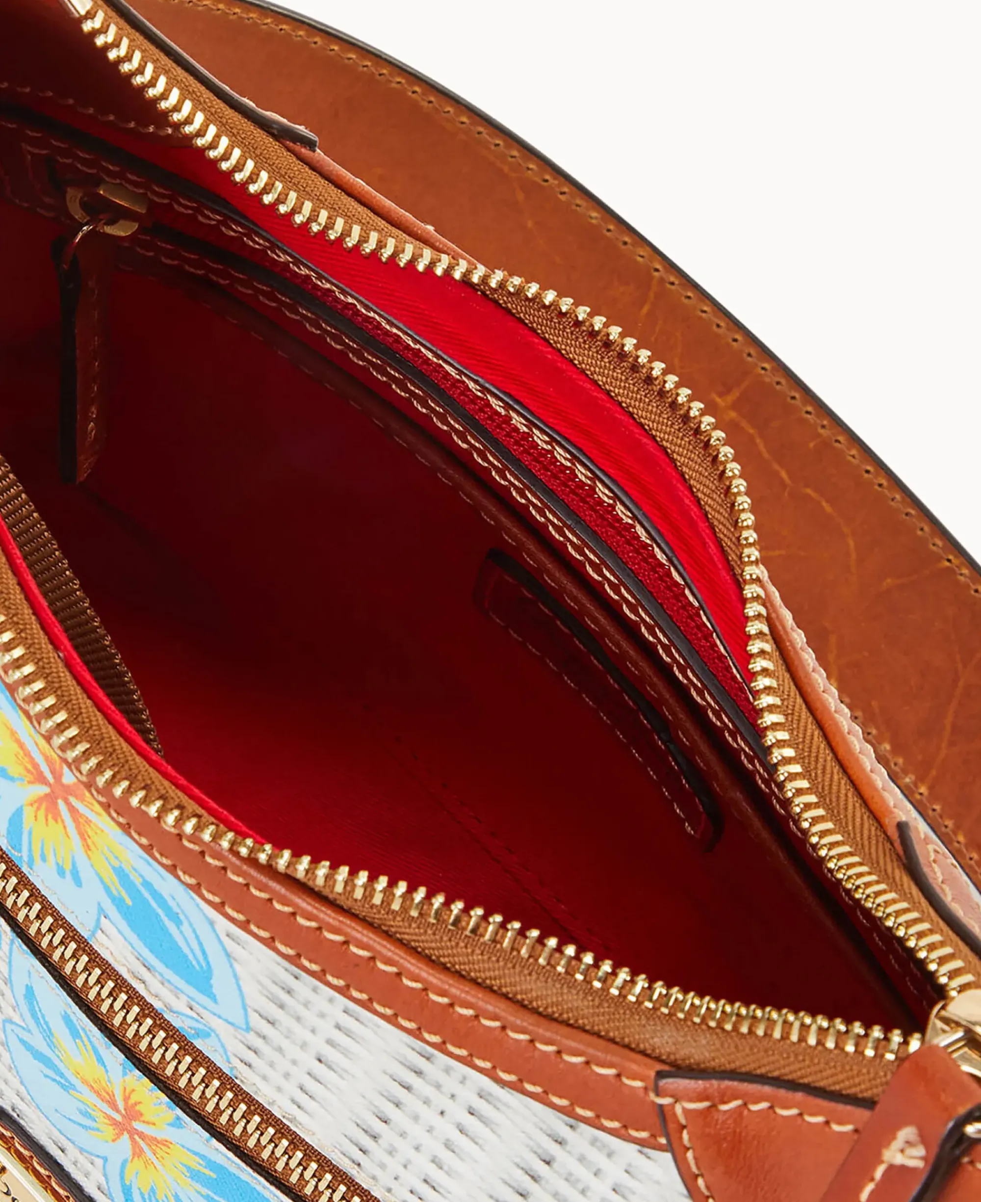 Dooney & Bourke The Plumeria Collection|Spring Style<Plumeria Small Hobo Sky Blue White
