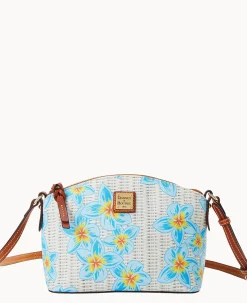 Dooney & Bourke Spring Style|Fresh Florals<Plumeria Suki Crossbody Sky Blue White