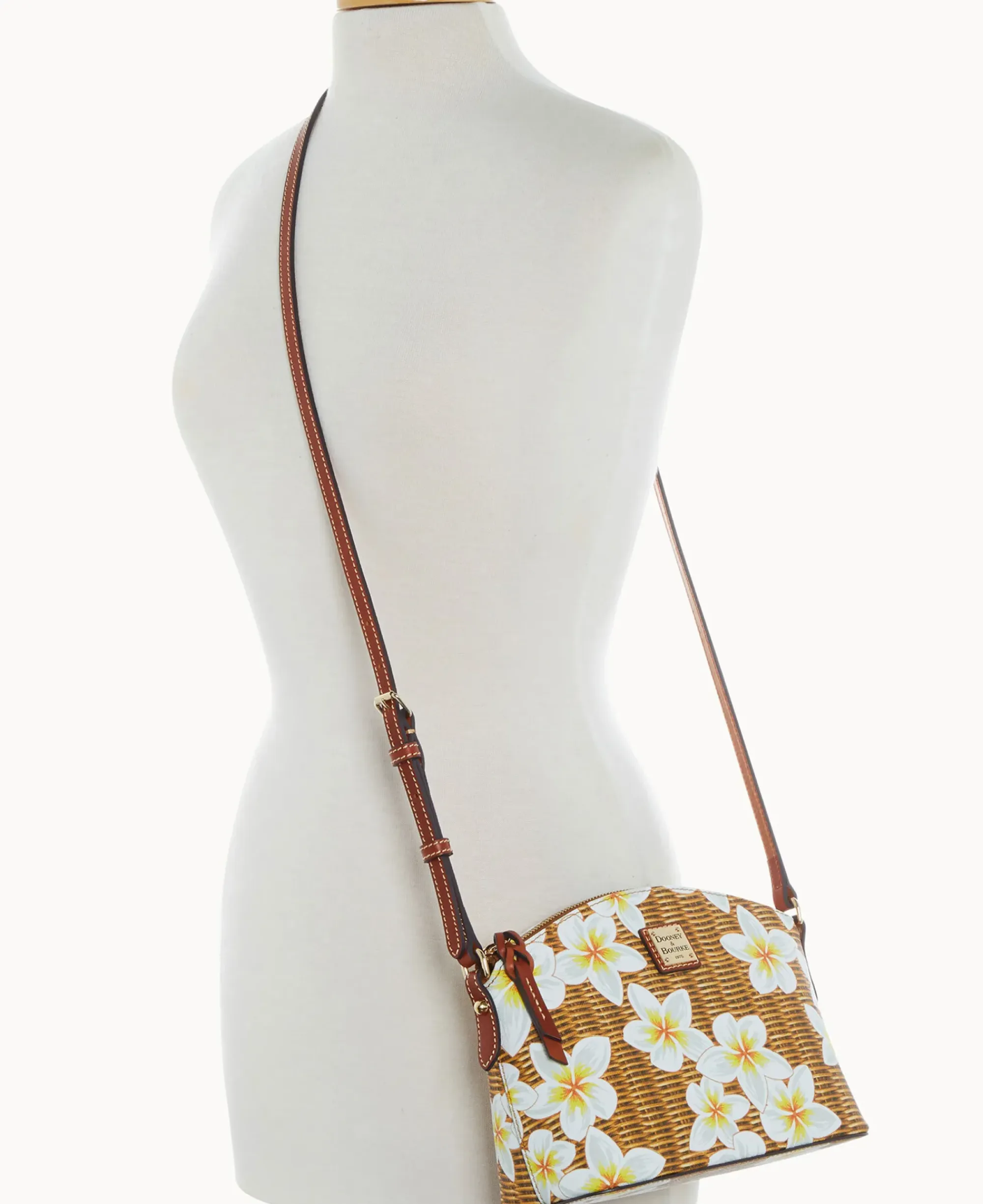 Dooney & Bourke The Plumeria Collection|Spring Style<Plumeria Suki Crossbody White