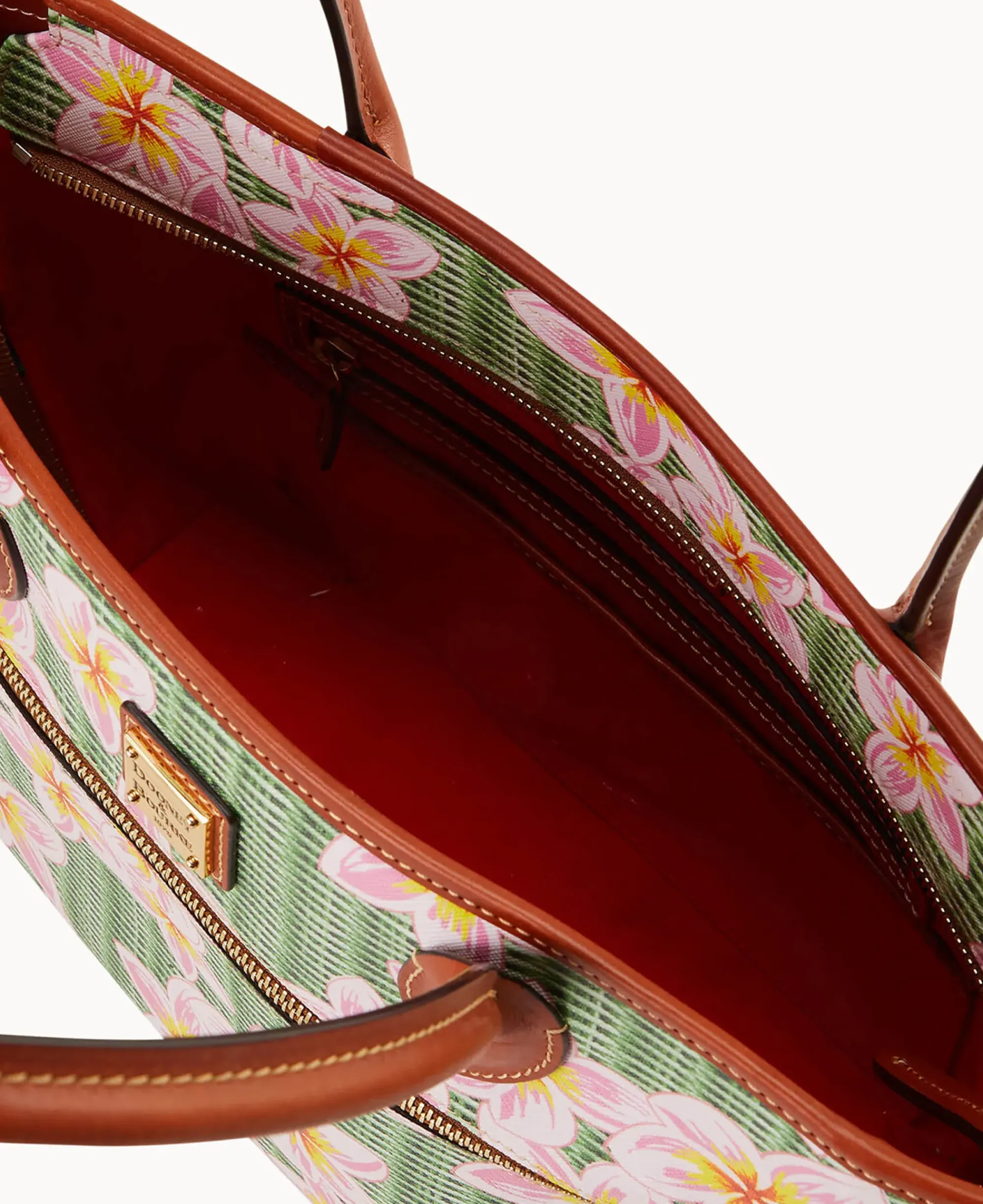 Dooney & Bourke The Plumeria Collection|Spring Style<Plumeria Tote Pink Green