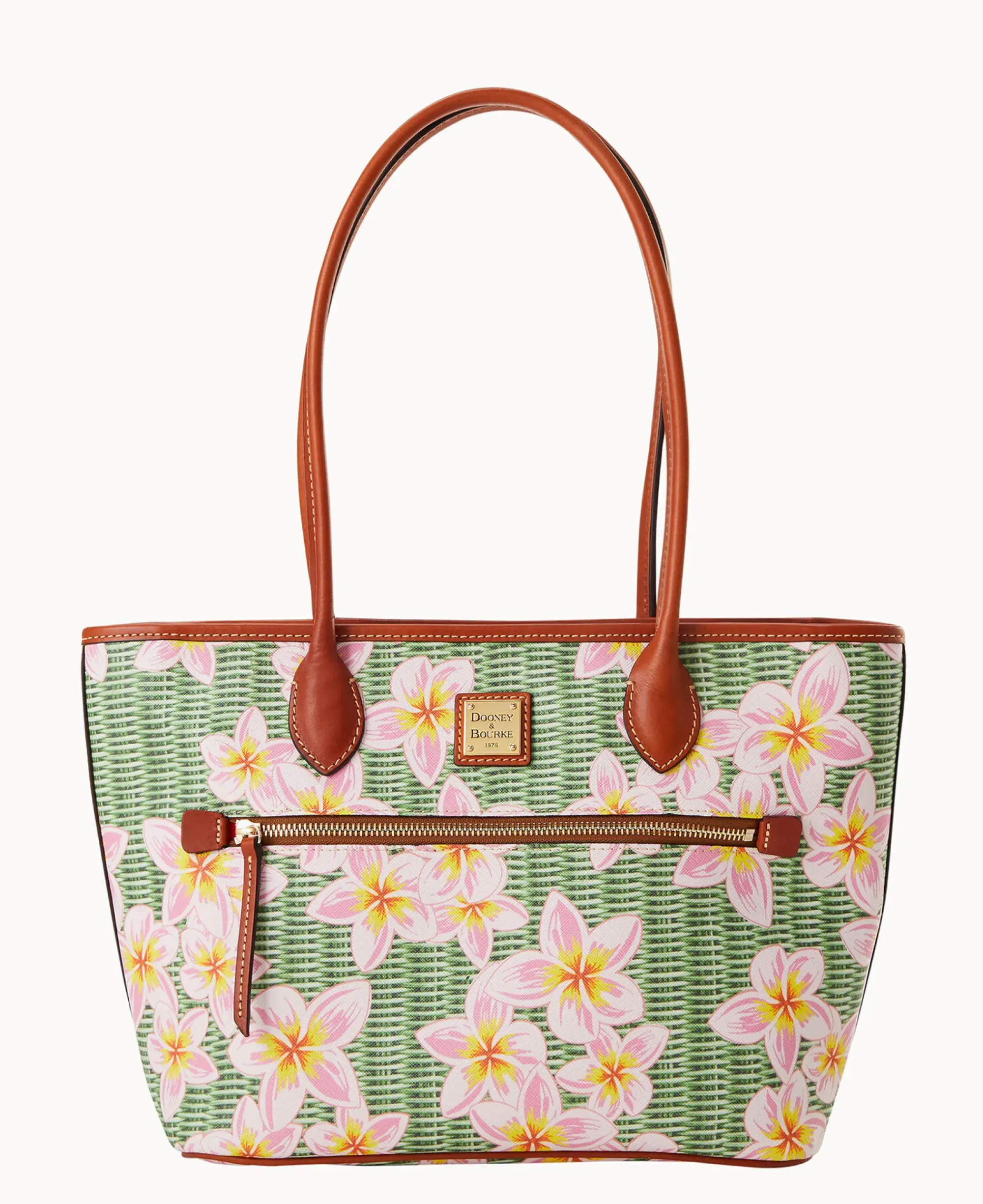 Dooney & Bourke The Plumeria Collection|Spring Style<Plumeria Tote Pink Green