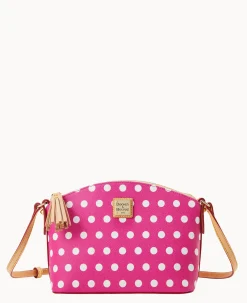 Dooney & Bourke The Polka Dot Collection|Spring Style<Polka Dot Robin Crossbody Fuchsia