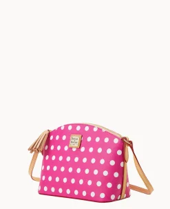 Dooney & Bourke The Polka Dot Collection|Spring Style<Polka Dot Robin Crossbody Fuchsia