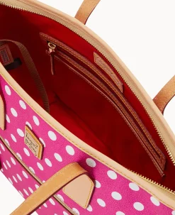 Dooney & Bourke The Polka Dot Collection|Spring Style<Polka Dot Small Tote Fuchsia