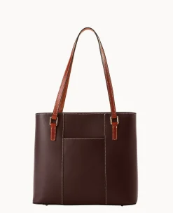 Dooney & Bourke Picnic in the Park|Smooth Leather<Quincey Small Lexington Brown Tmoro