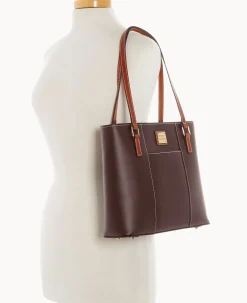 Dooney & Bourke Picnic in the Park|Smooth Leather<Quincey Small Lexington Brown Tmoro