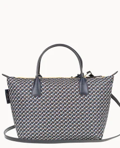 Dooney & Bourke Ready For the Getaway|Printed Fabric<Roberta Pieri Tatami Classic Small Robertina Tote Midnight Blue