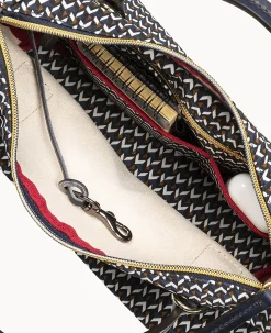 Dooney & Bourke Ready For the Getaway|Printed Fabric<Roberta Pieri Tatami Classic Mini Robertina Tote Midnight Blue