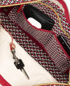 Dooney & Bourke Ready For the Getaway|Printed Fabric<Roberta Pieri Tatami Classic Large Robertina Tote Ruby