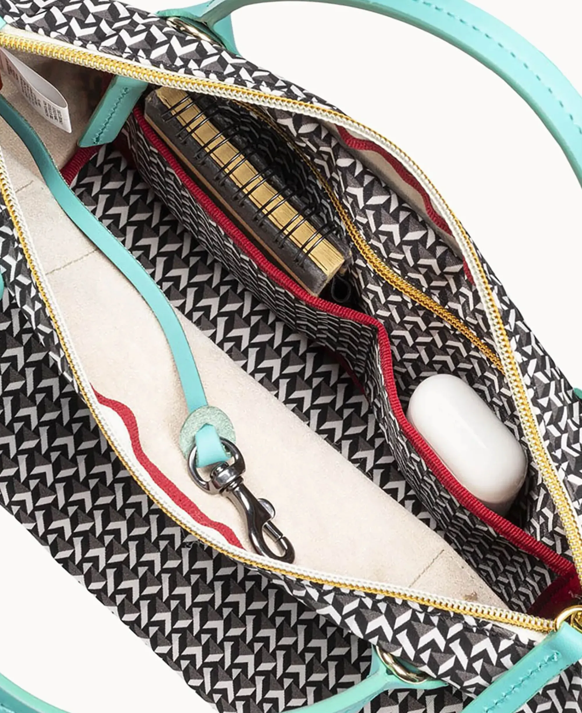 Dooney & Bourke Ready For the Getaway|Printed Fabric<Roberta Pieri Tatami Fun Mini Robertina Tote Aqua
