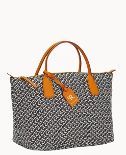 Dooney & Bourke Ready For the Getaway|Printed Fabric<Roberta Pieri Tatami Fun Small Robertina Tote Pumpkin