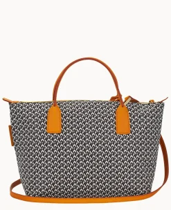 Dooney & Bourke Ready For the Getaway|Printed Fabric<Roberta Pieri Tatami Fun Small Robertina Tote Pumpkin