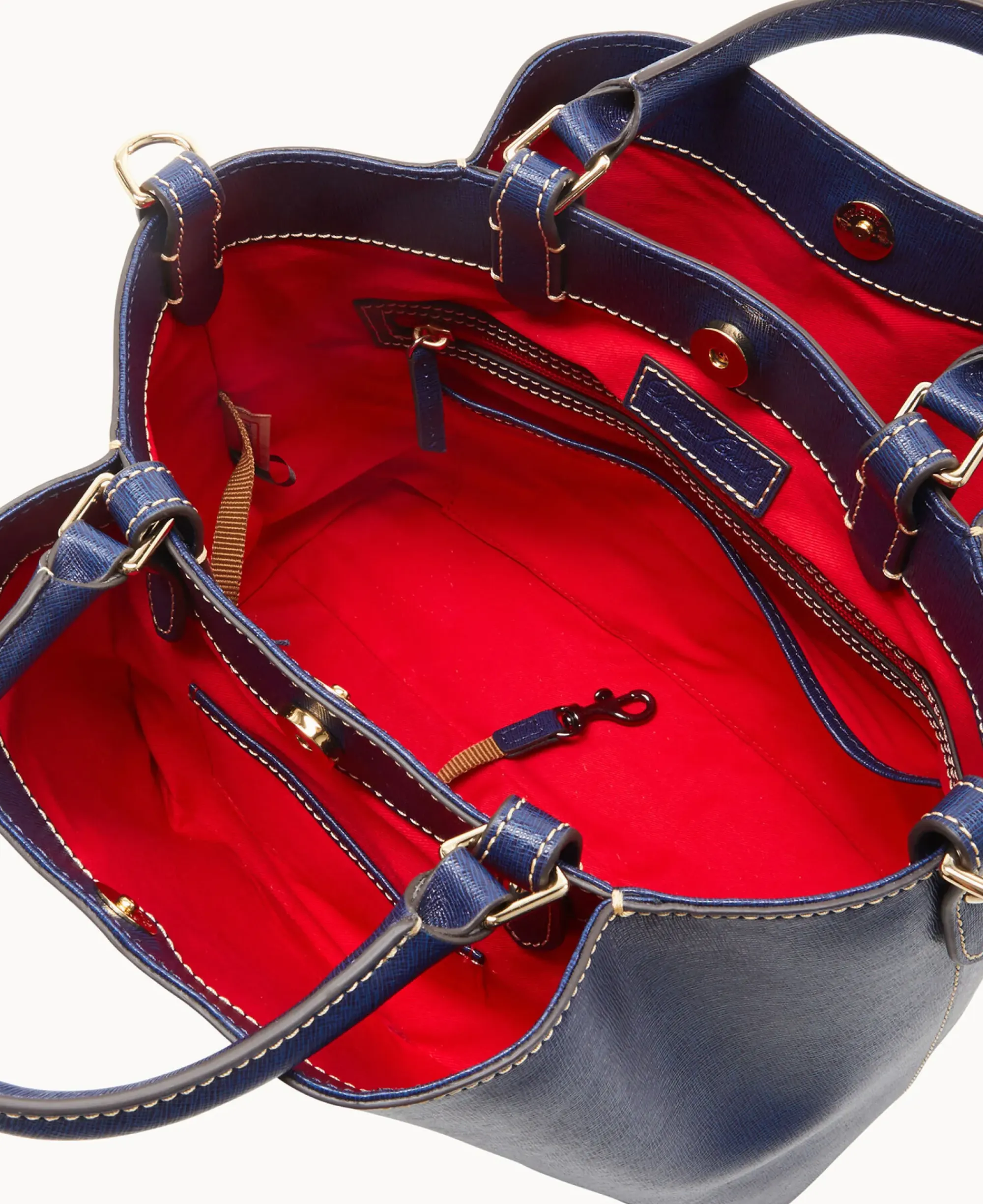 Dooney & Bourke The Saffiano Collection|Textured Leather<Saffiano Barlow Marine