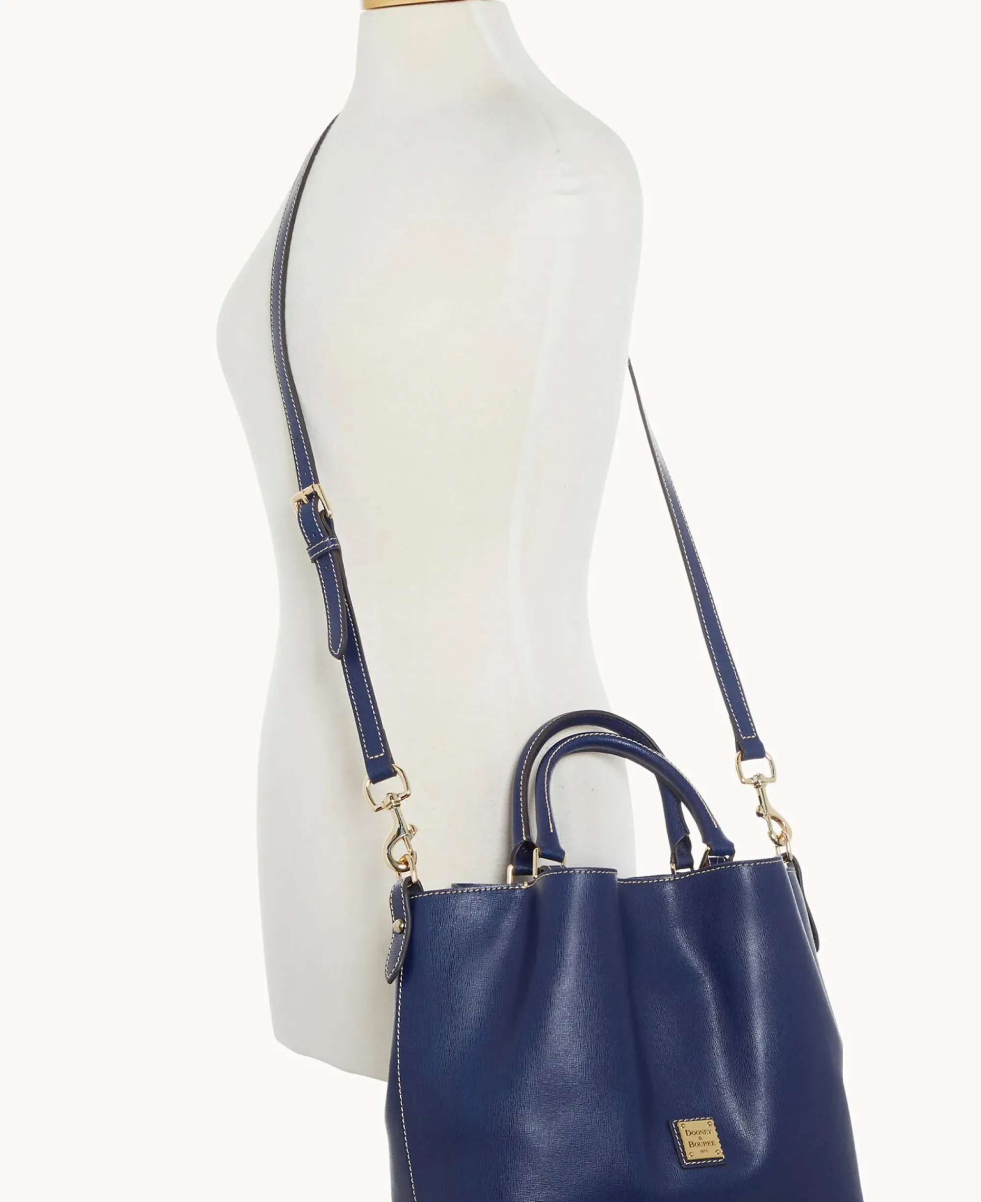 Dooney & Bourke The Saffiano Collection|Textured Leather<Saffiano Barlow Marine
