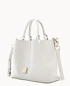 Dooney & Bourke The Saffiano Collection|Textured Leather<Saffiano Barlow Ecru