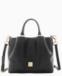 Dooney & Bourke The Saffiano Collection|Textured Leather<Saffiano Barlow Black