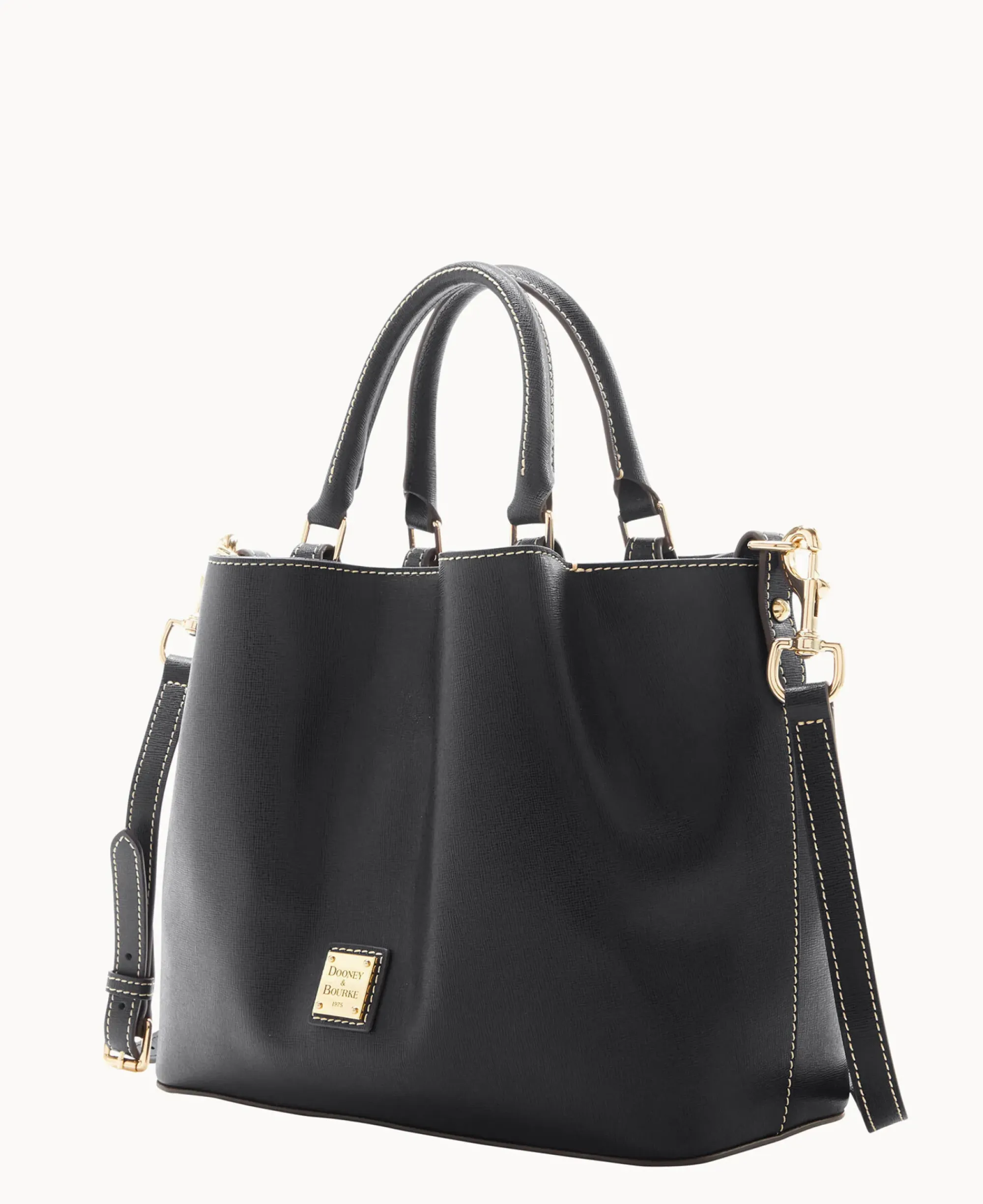 Dooney & Bourke The Saffiano Collection|Textured Leather<Saffiano Barlow Black