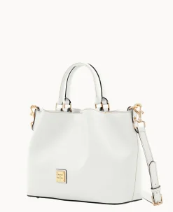 Dooney & Bourke The Saffiano Collection|Ready For the Getaway<Saffiano Brenna Off White