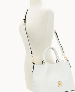 Dooney & Bourke The Saffiano Collection|Ready For the Getaway<Saffiano Brenna Off White