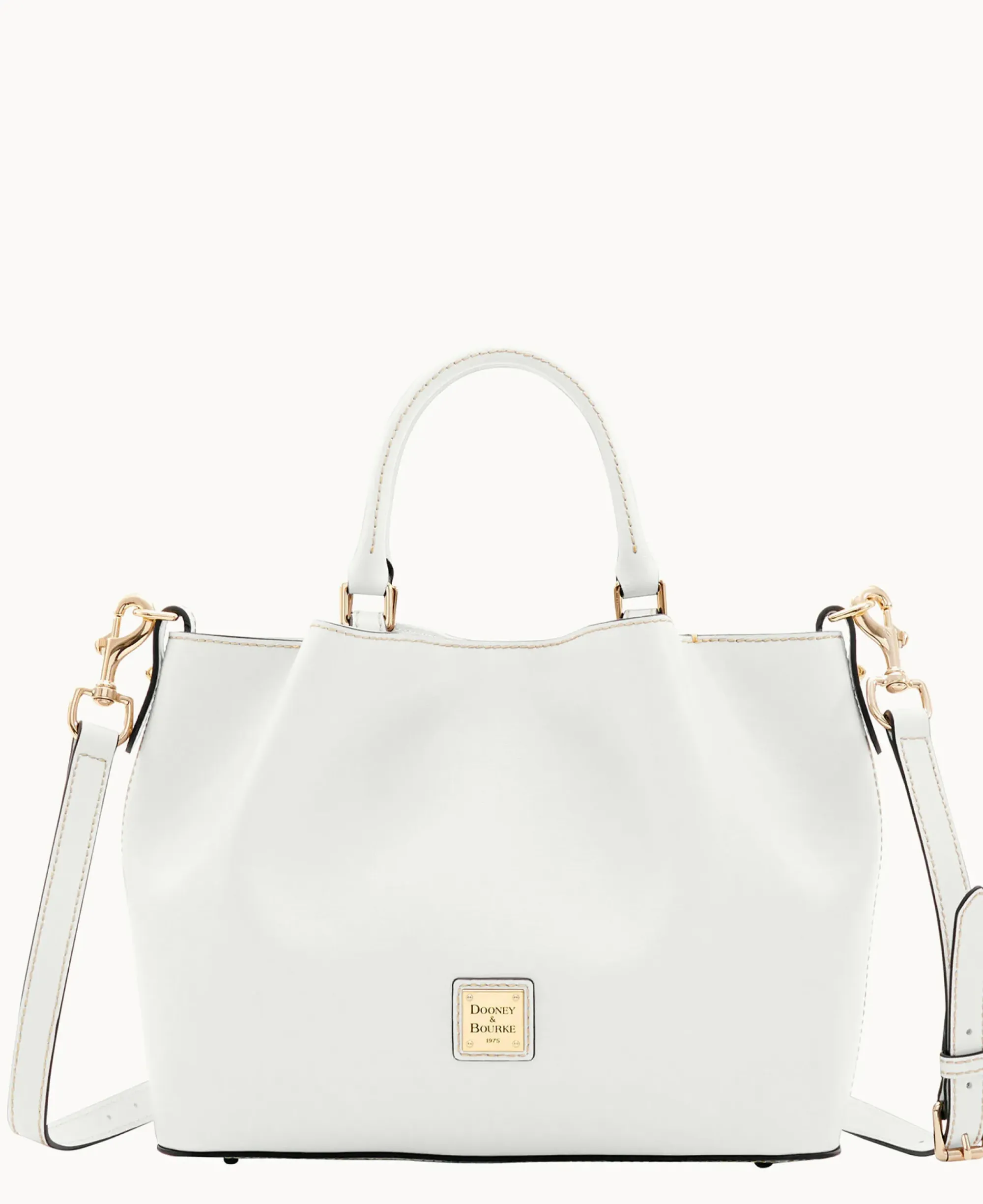 Dooney & Bourke The Saffiano Collection|Ready For the Getaway<Saffiano Brenna Off White