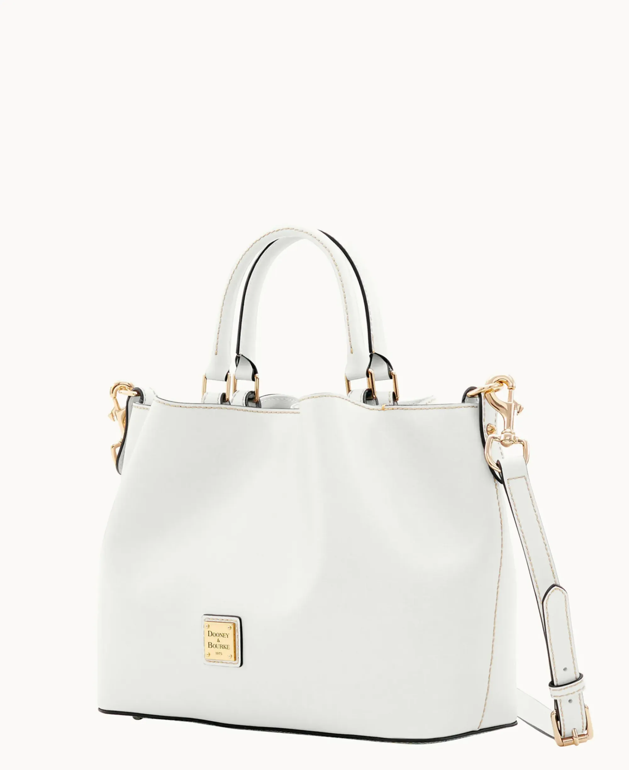 Dooney & Bourke The Saffiano Collection|Ready For the Getaway<Saffiano Brenna Off White