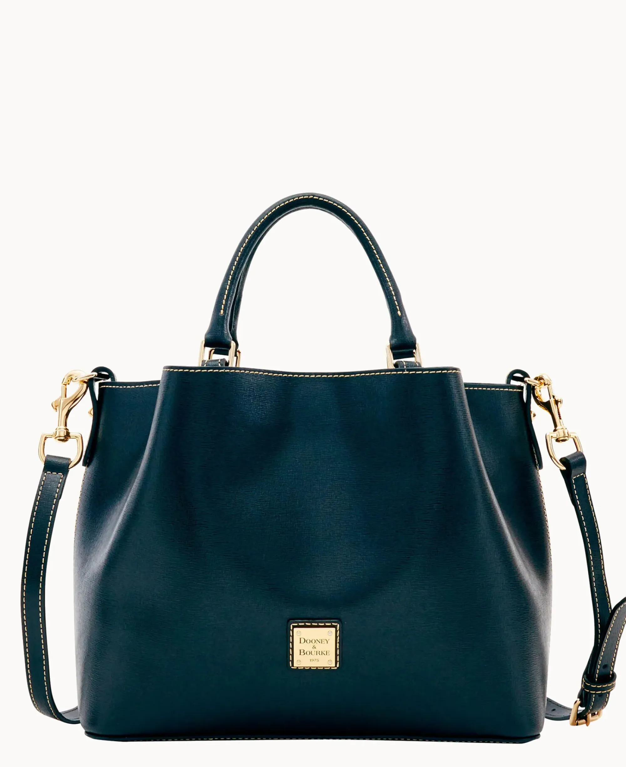 Dooney & Bourke The Saffiano Collection|Ready For the Getaway<Saffiano Brenna Black