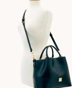 Dooney & Bourke The Saffiano Collection|Ready For the Getaway<Saffiano Brenna Black