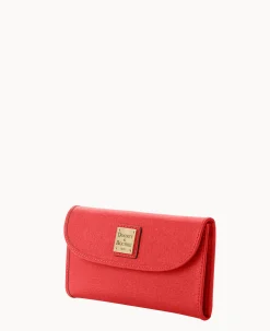 Dooney & Bourke The Saffiano Collection|Grab and Go<Saffiano Continental Clutch Tomato