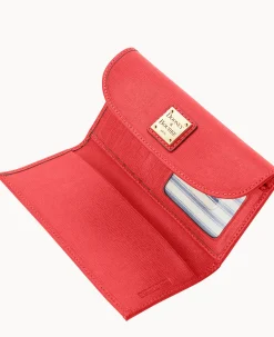 Dooney & Bourke The Saffiano Collection|Grab and Go<Saffiano Continental Clutch Tomato