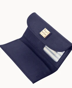 Dooney & Bourke The Saffiano Collection|Grab and Go<Saffiano Continental Clutch Marine