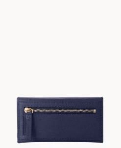 Dooney & Bourke The Saffiano Collection|Grab and Go<Saffiano Continental Clutch Marine