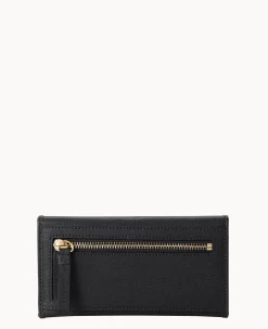 Dooney & Bourke The Saffiano Collection|Grab and Go<Saffiano Continental Clutch Black