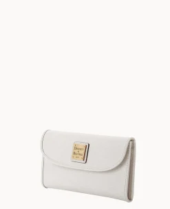 Dooney & Bourke The Saffiano Collection|Grab and Go<Saffiano Continental Clutch Ecru