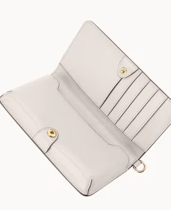 Dooney & Bourke The Saffiano Collection|Grab and Go<Saffiano Fey Phone Wristlet Ecru