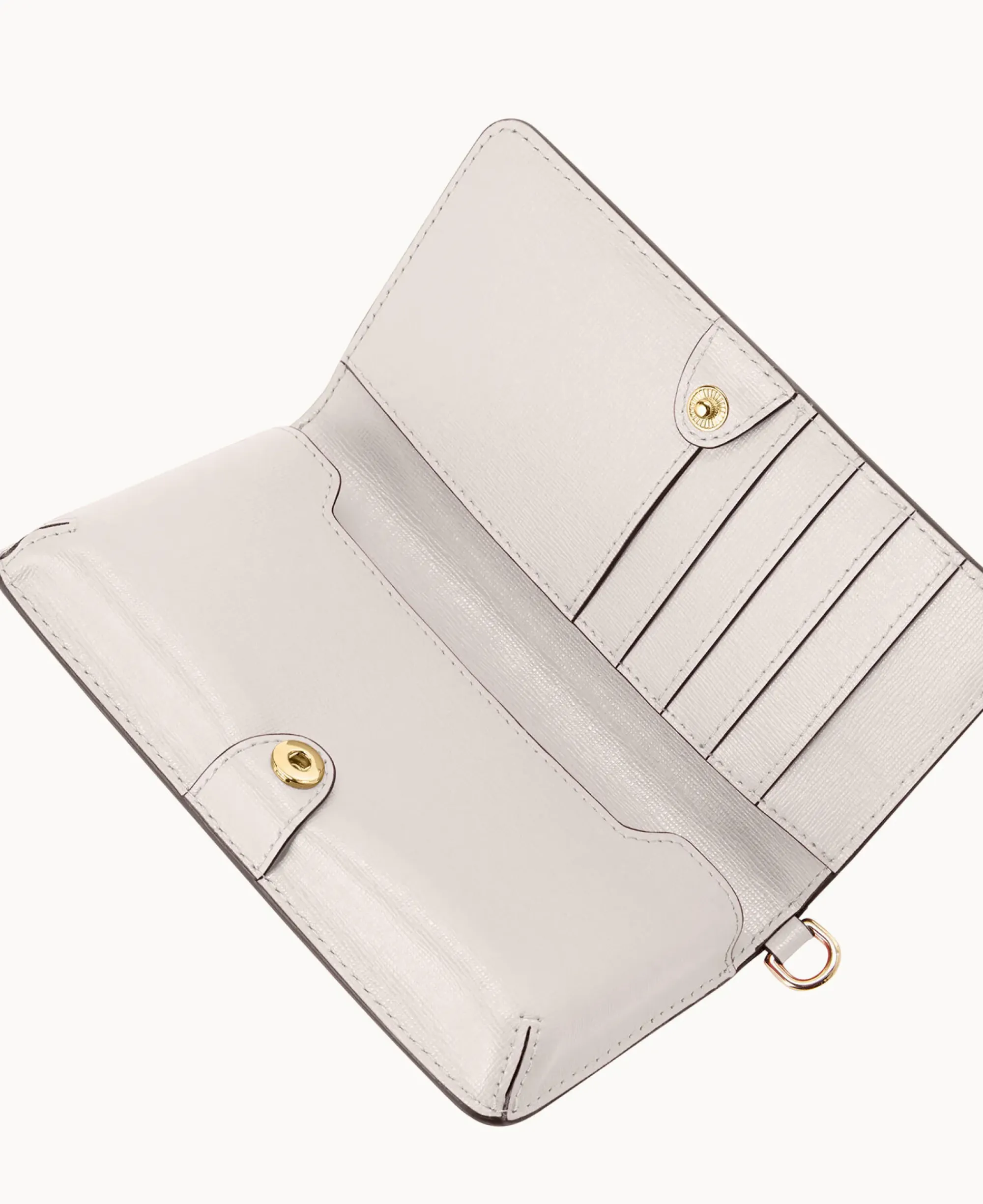 Dooney & Bourke The Saffiano Collection|Grab and Go<Saffiano Fey Phone Wristlet Ecru